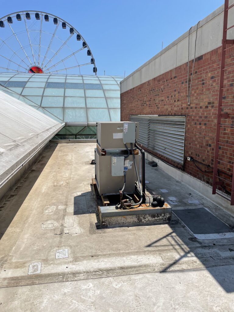 A Ventilator Installed on the Rooftop